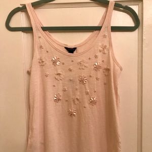 Ann Taylor Pink Sleeveless Blouse